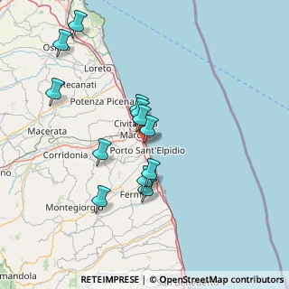 Mappa Via Sicilia, 63821 Porto Sant'Elpidio FM, Italia (14.3525)