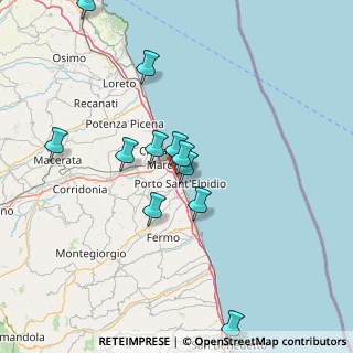 Mappa Via Sicilia, 63821 Porto Sant'Elpidio FM, Italia (14.57091)