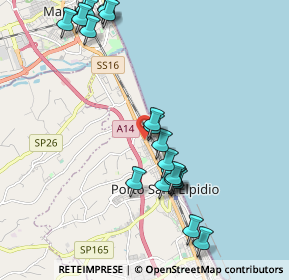 Mappa Via Sicilia, 63821 Porto Sant'Elpidio FM, Italia (2.326)