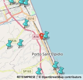 Mappa Via Sicilia, 63821 Porto Sant'Elpidio FM, Italia (3.16727)