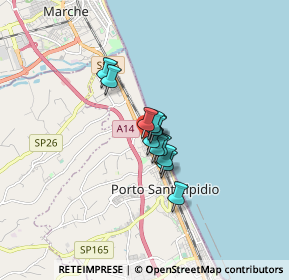 Mappa Via Sicilia, 63821 Porto Sant'Elpidio FM, Italia (0.86833)