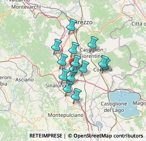 Mappa Via d'Arezzo, 52045 Foiano della Chiana AR, Italia (8.87643)