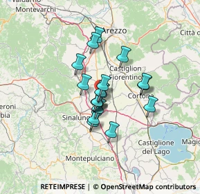 Mappa Via d'Arezzo, 52045 Foiano della Chiana AR, Italia (9.04842)