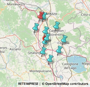 Mappa Via d'Arezzo, 52045 Foiano della Chiana AR, Italia (10.20818)