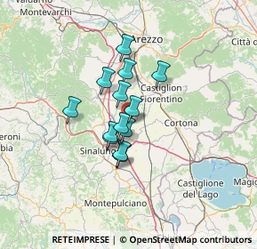 Mappa Via d'Arezzo, 52045 Foiano della Chiana AR, Italia (8.95077)