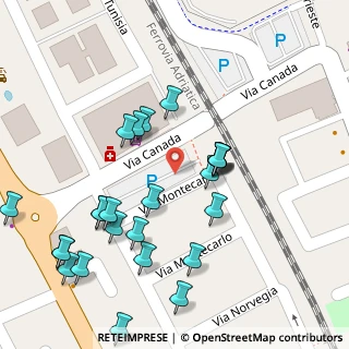 Mappa Via Canada, 63821 Porto Sant'Elpidio FM, Italia (0.05769)