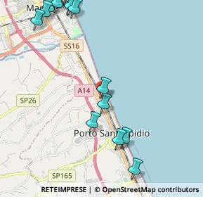 Mappa Via Canada, 63018 Porto Sant'Elpidio FM, Italia (3.194)