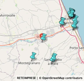 Mappa Via Alessandro Volta, 63811 Sant'Elpidio a mare FM, Italia (5.78)