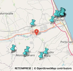 Mappa Via Alessandro Volta, 63811 Sant'Elpidio a mare FM, Italia (5.91684)