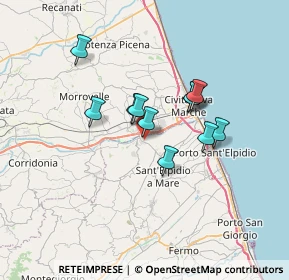 Mappa Via Alessandro Volta, 63811 Sant'Elpidio a mare FM, Italia (5.30727)