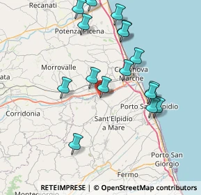 Mappa Via Alessandro Volta, 63811 Sant'Elpidio a mare FM, Italia (8.15125)