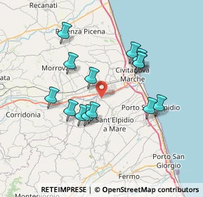 Mappa Via Alessandro Volta, 63811 Sant'Elpidio a mare FM, Italia (6.77071)