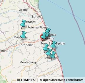 Mappa Via Alessandro Volta, 63811 Sant'Elpidio a mare FM, Italia (8.27727)