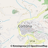 Mapa Cortona