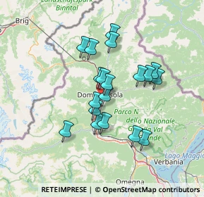 Mappa Via Bersaglio, 28845 Domodossola VB, Italia (11.03842)