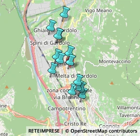 Mappa Via IV Novembre, 38121 Gardolo di Mezzo TN, Italia (1.36)