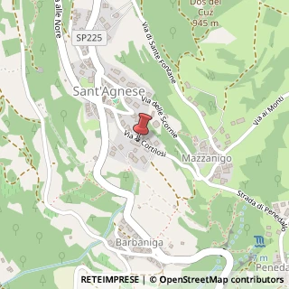 Mappa 38045 Sant'Agnese TN, Italia, 38045 Civezzano, Trento (Trentino-Alto Adige)