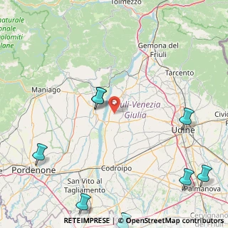 Mappa Via Europa, 33030 Coseano UD, Italia (30.92)