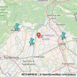 Mappa Via Europa, 33030 Coseano UD, Italia (52.45333)