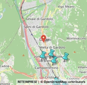 Mappa Via Paludi, 38100 Trento TN, Italia (3.54538)