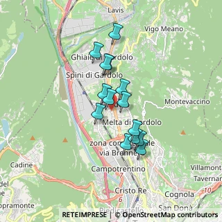 Mappa Via Paludi, 38100 Trento TN, Italia (1.305)
