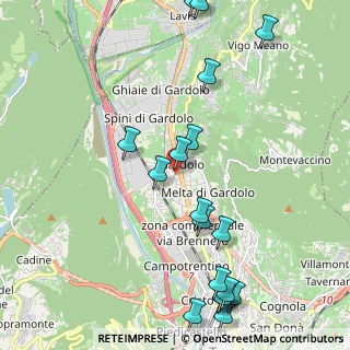 Mappa Via Paludi, 38100 Trento TN, Italia (2.56944)