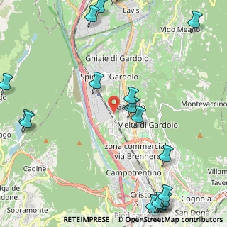 Mappa Via S. Giovanni Nepomuceno, 38100 Trento TN, Italia (3.2545)