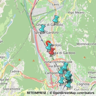 Mappa Via San Giovanni Nepomuceno, 38100 Trento TN, Italia (2.60615)