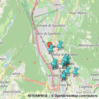 Mappa Via San Giovanni Nepomuceno, 38100 Trento TN, Italia (1.98154)