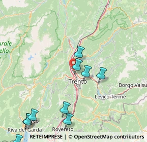 Mappa Via S. Giovanni Nepomuceno, 38100 Trento TN, Italia (21.96273)