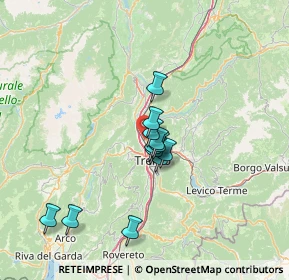 Mappa Via S. Giovanni Nepomuceno, 38100 Trento TN, Italia (10.2675)