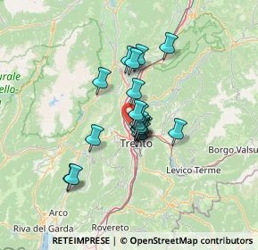 Mappa Via S. Giovanni Nepomuceno, 38100 Trento TN, Italia (9.07889)