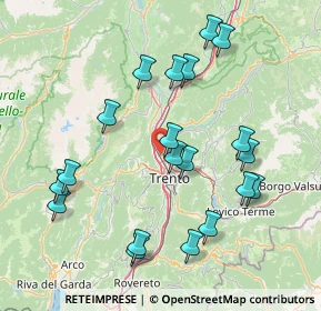 Mappa Via S. Giovanni Nepomuceno, 38100 Trento TN, Italia (16.193)