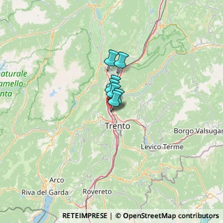Mappa Via San Giovanni Nepomuceno, 38100 Trento TN, Italia (42.603)