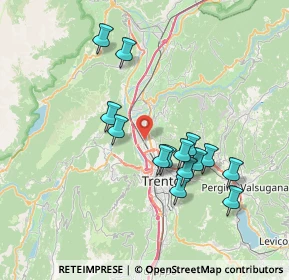 Mappa Via S. Giovanni Nepomuceno, 38100 Trento TN, Italia (6.71214)