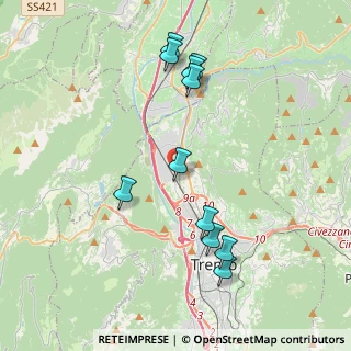 Mappa Via San Giovanni Nepomuceno, 38100 Trento TN, Italia (4.03273)