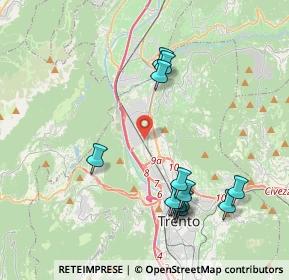 Mappa Via S. Giovanni Nepomuceno, 38100 Trento TN, Italia (4.19308)