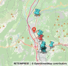 Mappa Via S. Giovanni Nepomuceno, 38100 Trento TN, Italia (3.76538)