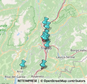 Mappa Via Aichner, 38121 Trento TN, Italia (8.66455)