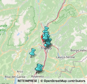 Mappa Via Aichner, 38121 Trento TN, Italia (8.82583)