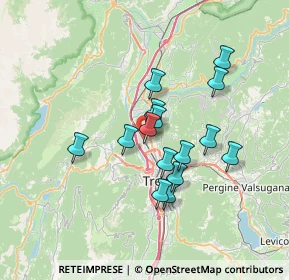 Mappa Via Aichner, 38121 Trento TN, Italia (5.56467)