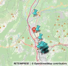 Mappa Via Aichner, 38121 Trento TN, Italia (4.251)