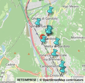 Mappa Via Aichner, 38121 Trento TN, Italia (1.65833)