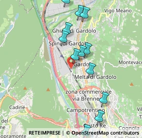 Mappa Via Aichner, 38121 Trento TN, Italia (2.02167)