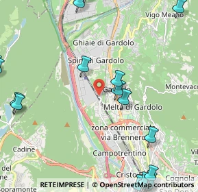 Mappa Via Aichner, 38121 Trento TN, Italia (3.262)