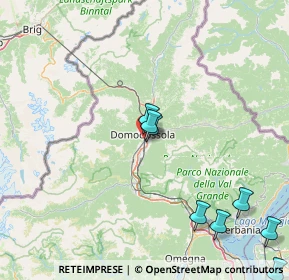 Mappa Sp166 Regione alle Nosere, 28845 Domodossola VB, Italia (36.901)