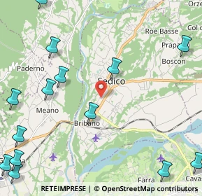 Mappa Via Cal di Messa, 32036 Sedico BL, Italia (3.5725)