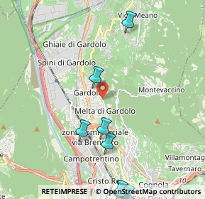 Mappa Via Silvio Pegoretti, 38121 Trento TN, Italia (3.205)