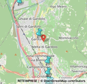 Mappa Via Silvio Pegoretti, 38121 Trento TN, Italia (3.77933)