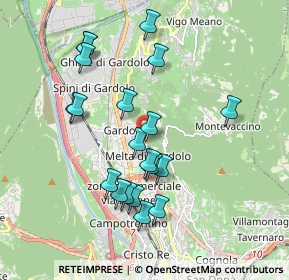 Mappa Via Silvio Pegoretti, 38121 Trento TN, Italia (1.789)